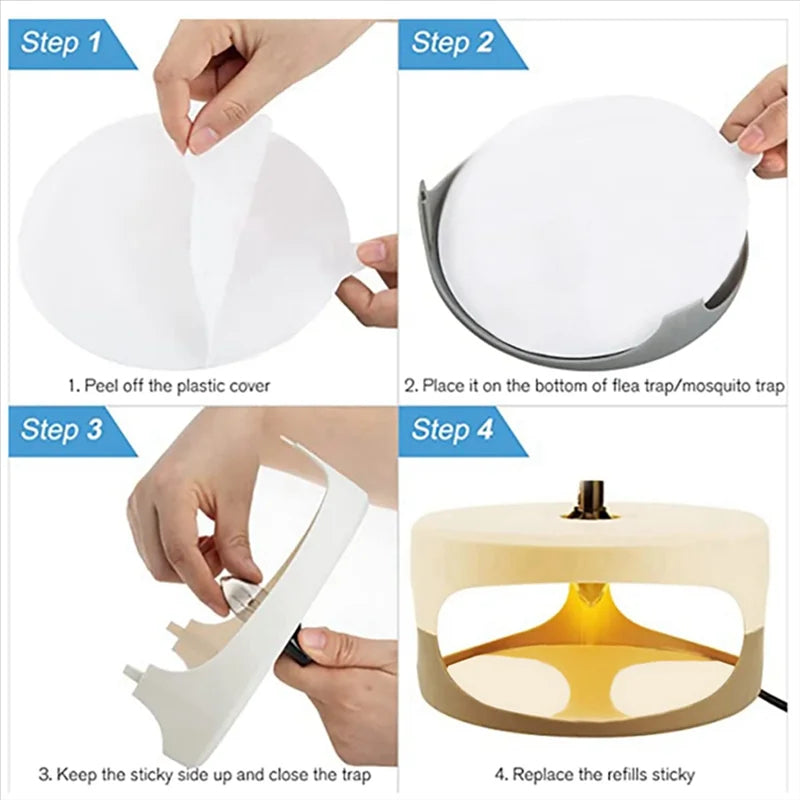 PestGuard™ Bed Bug Glue Traps - Ultra-Sticky Refill Boards for Effective Pest Control - 2