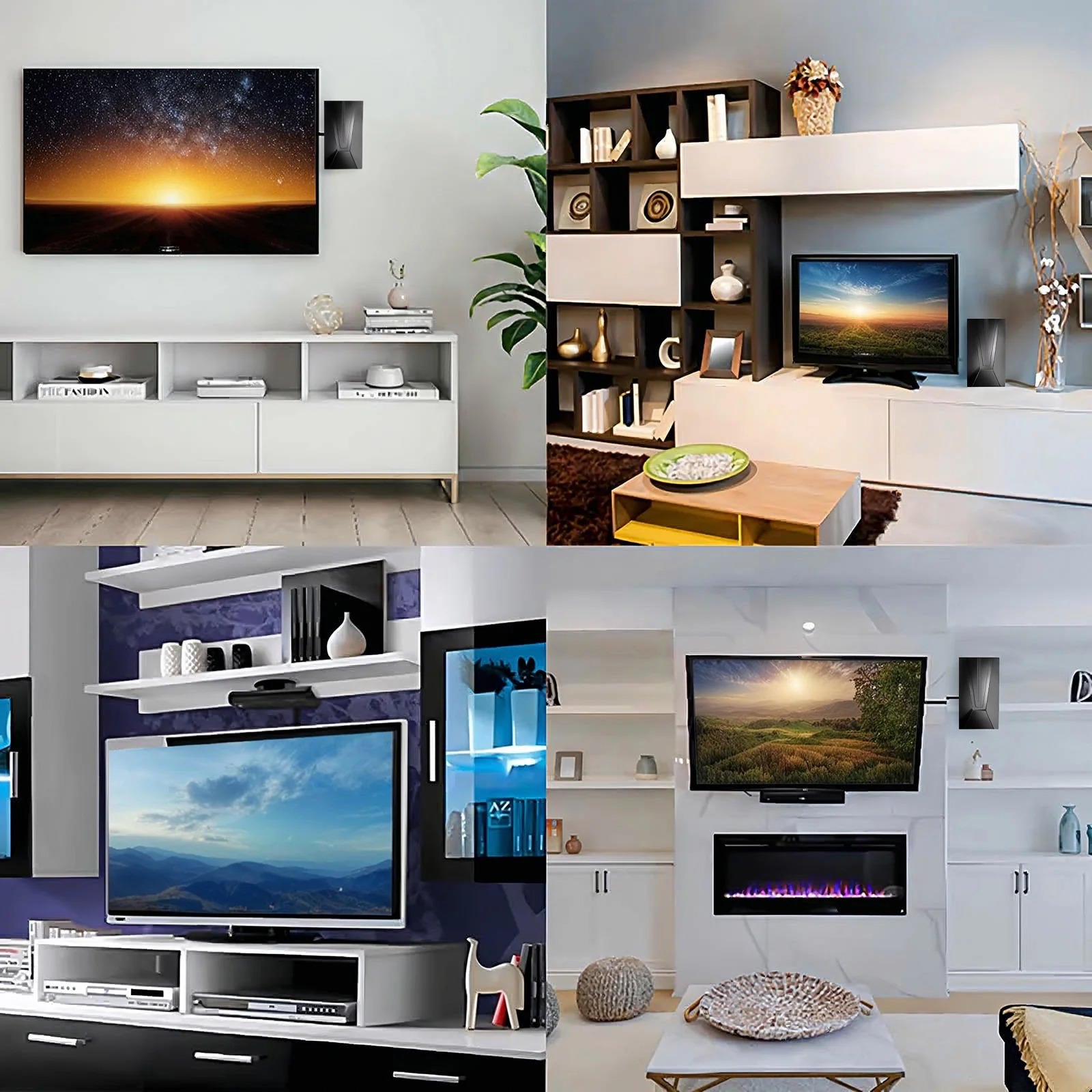 ClearView™ Indoor HDTV Antenna - 360 Mile Range for Free Channels - 2