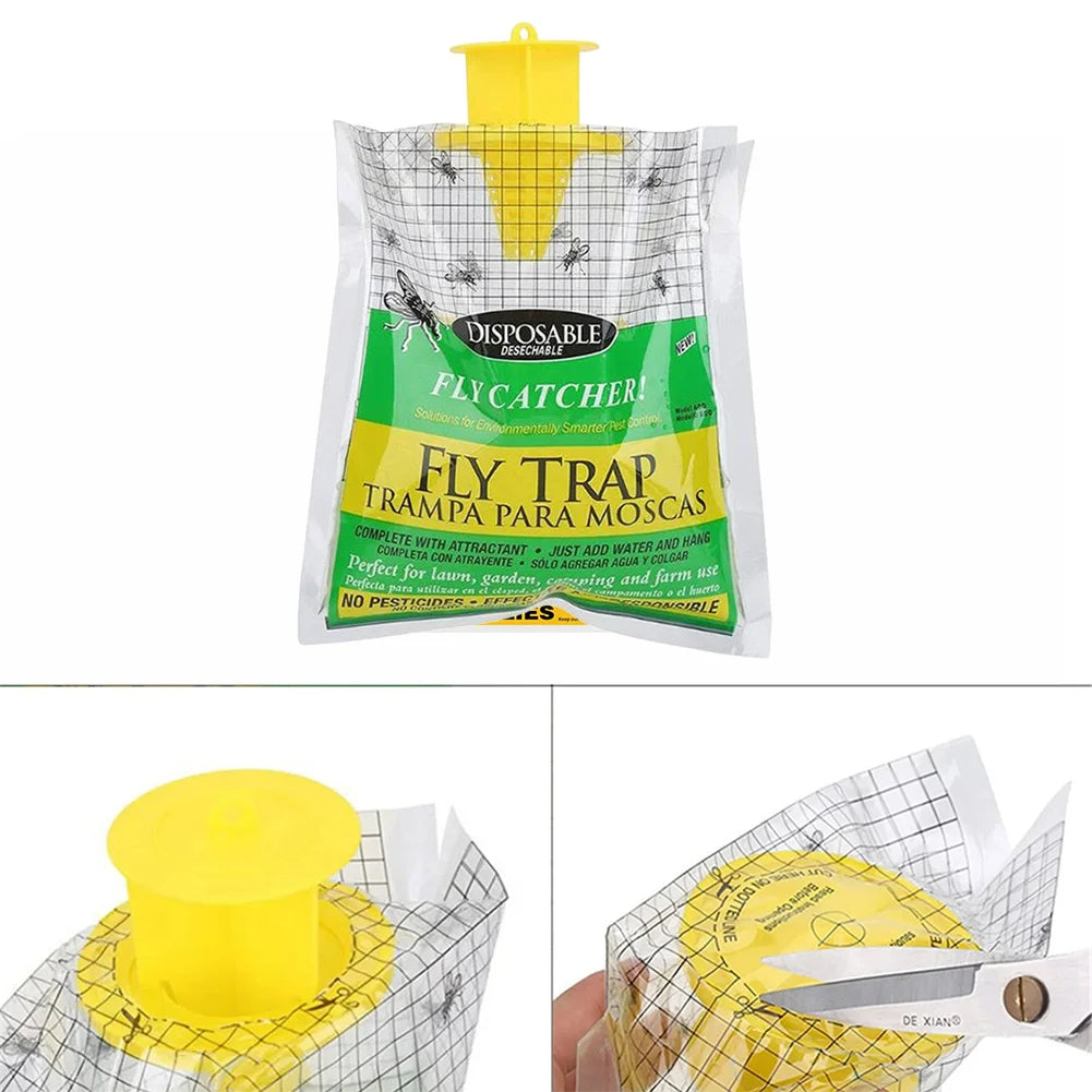 EcoTrap™ Best Fly Trap for Home & Commercial Use - Effective Fly Killer