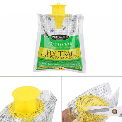 EcoTrap™ Best Fly Trap for Home & Commercial Use - Effective Fly Killer