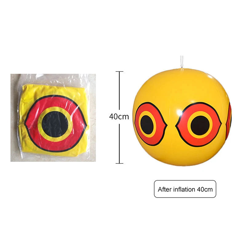 BirdGuard™ Inflatable Scare Eye Balloon - Effective Bird Deterrent for Gardens & Pools