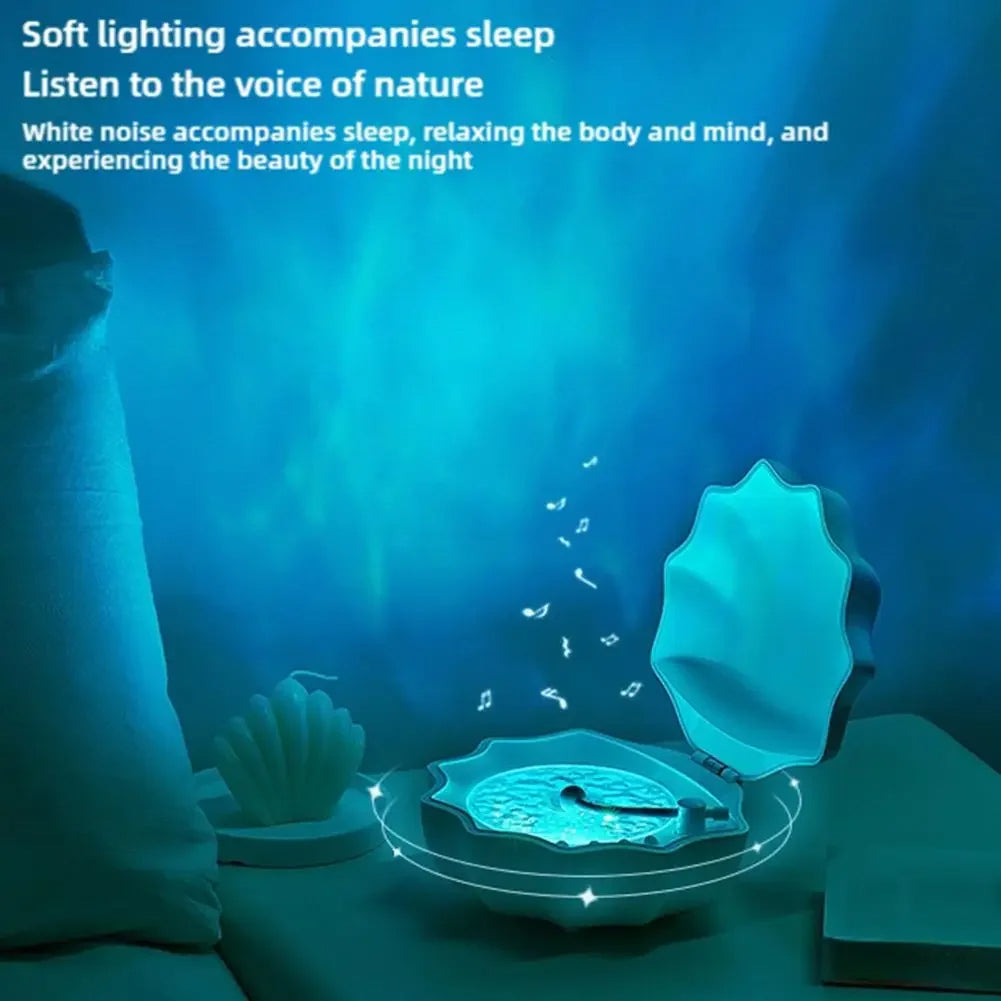 Shell™ Bluetooth Speaker with Night Light - Perfect for Relaxation - 3