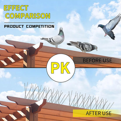 BirdGuard™ Stainless Steel Pigeon Deterrent Spikes for Homes & Businesses