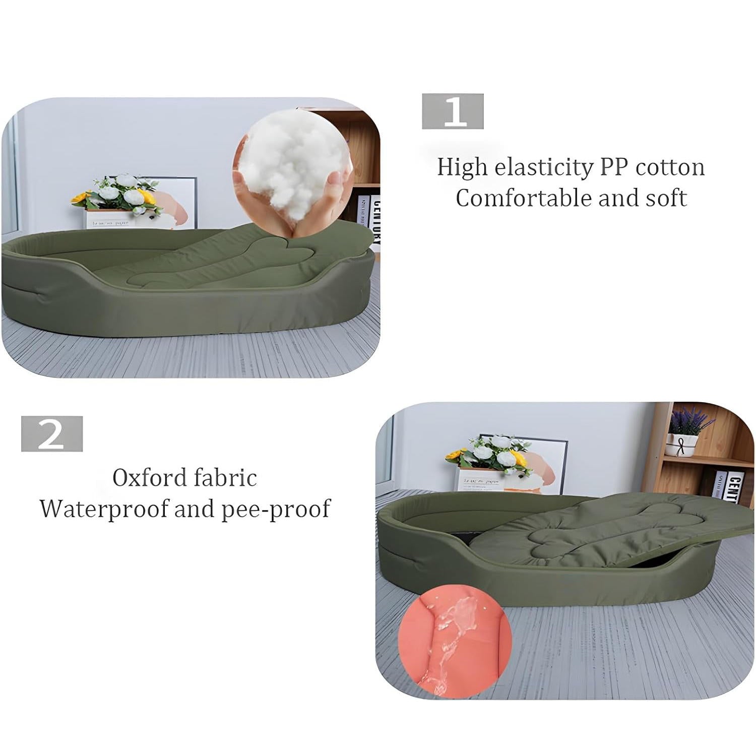 EcoComfort™ Dog Bed - Ultimate Comfort Sanctuary for Your Furry Friend - 5