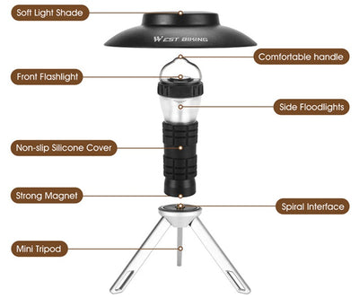 West Biking™ 3-in-1 Multifunctional Camping Light