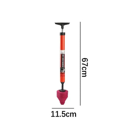 PowerClear™ High-Pressure Toilet Plunger for Quick Clog Removal - Best Toilet Unclog Tool