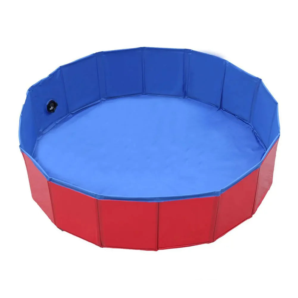 PawSplash™ Foldable Dog Pool - Perfect Pet Swimming Pool for Summer Fun