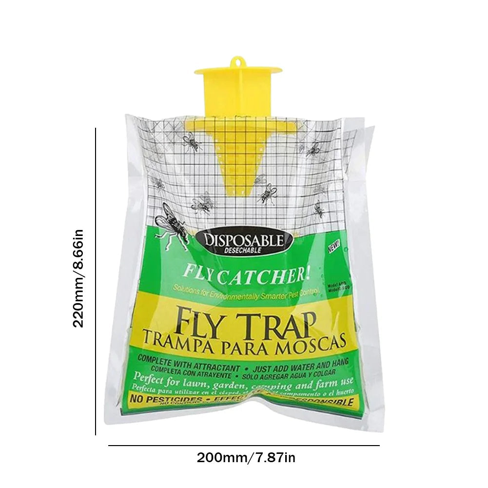 EcoTrap™ Best Fly Trap for Home & Commercial Use - Effective Fly Killer