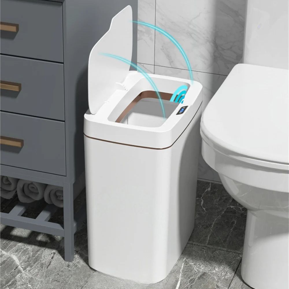 SmartClean™ Automatic Motion Sensor Trash Can for Hands-Free Waste Disposal