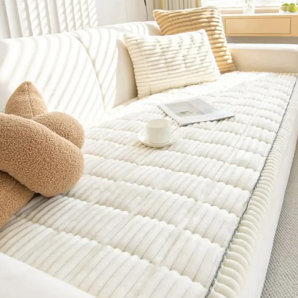CozyNest™ Ultra Plush Sofa Cover - Stylish Slipcover for Couch Protection