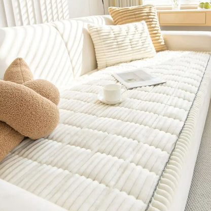 CozyNest™ Ultra Plush Sofa Cover - Stylish Slipcover for Couch Protection