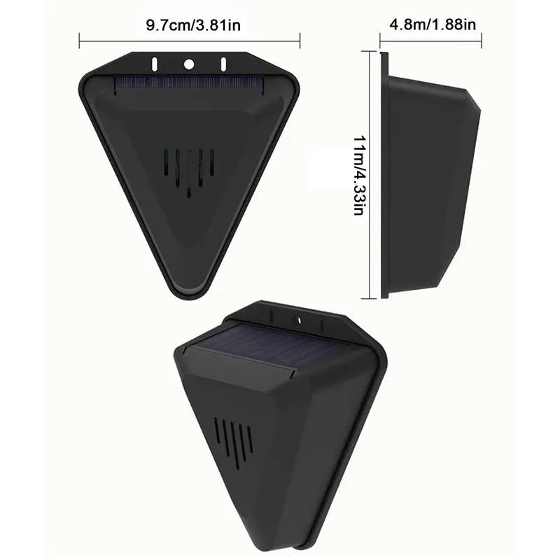 EcoGuard™ Solar Bird Deterrent Repeller - Humane Solution for Garden Protection
