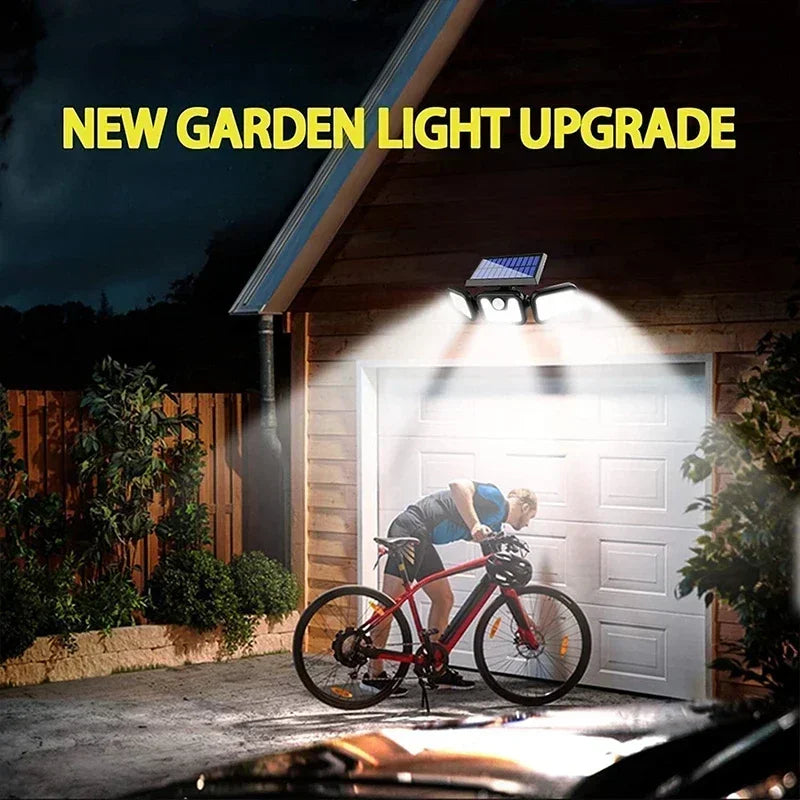 BrightGuard™ Motion Sensor Solar Light - Eco-Friendly Outdoor Security Solution