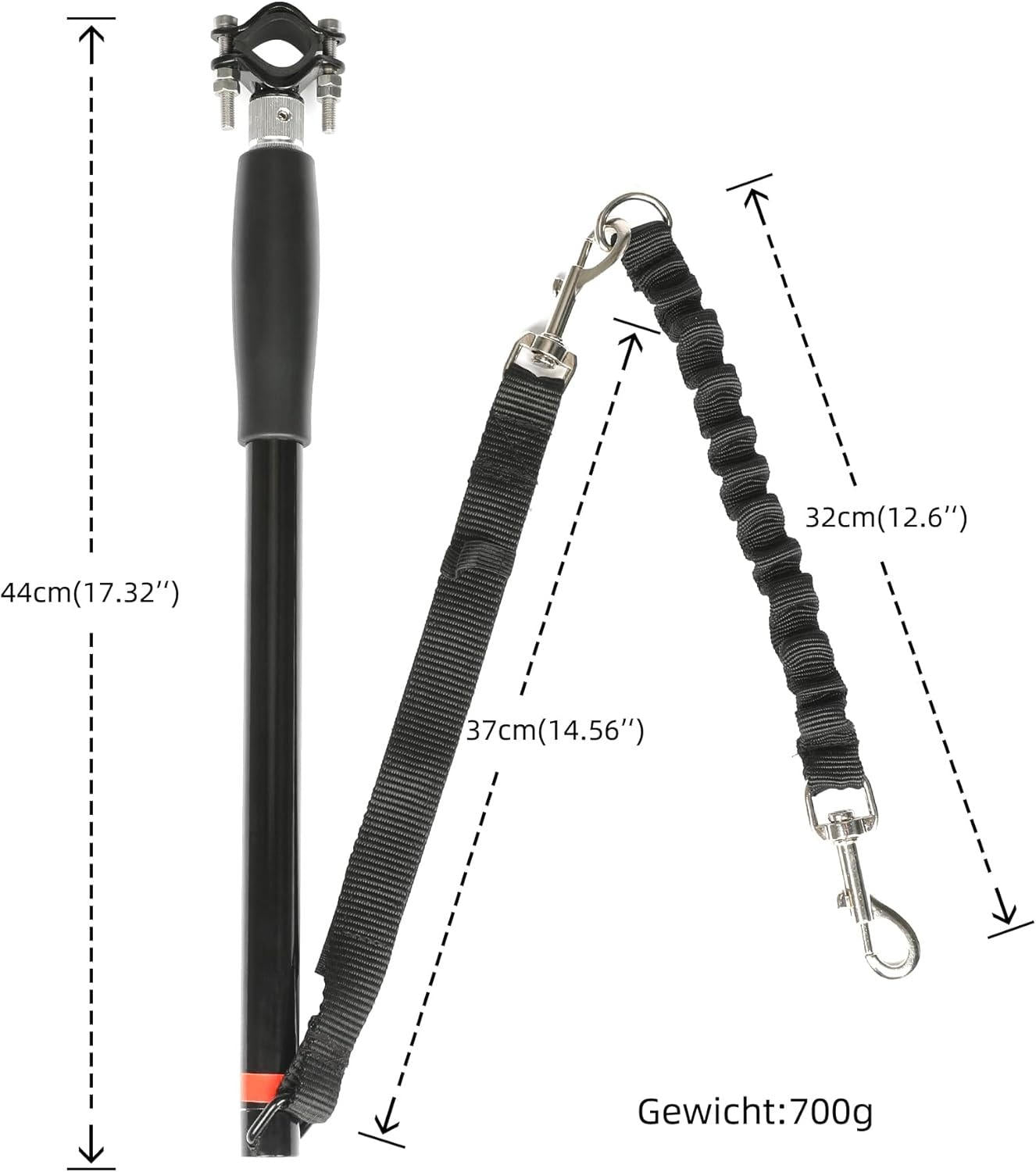 PawRide™ Bike Dog Tow Leash - Enjoy Safe Biking Adventures with Your Dog - 7