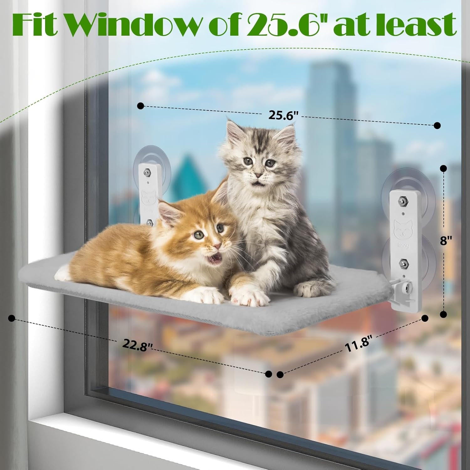 PurrfectView™ Cat Window Perch - Cozy Cat Hammock for Ultimate Outdoor Viewing 10