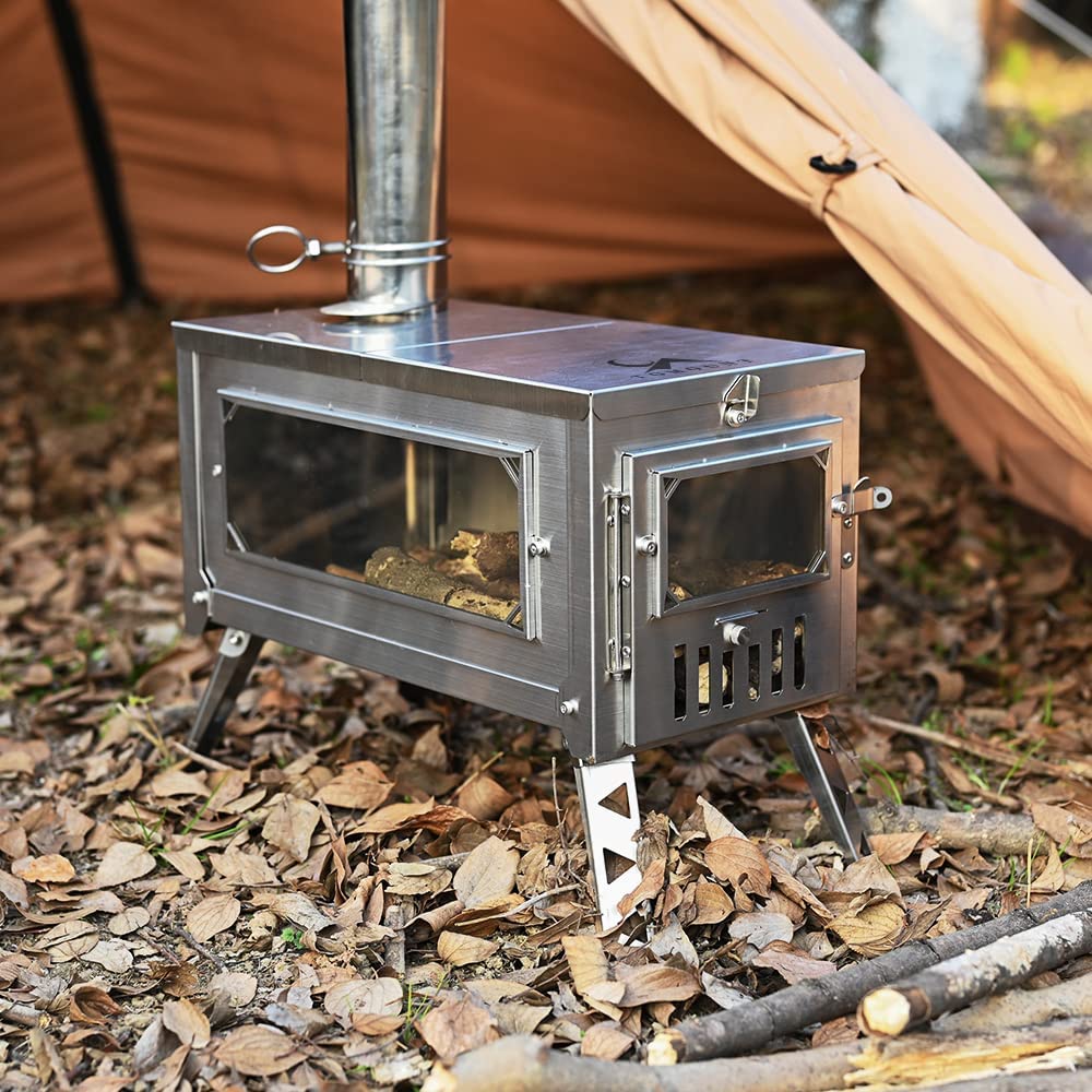 TOMOUNT™ Stainless Steel Camping Firewood Stove