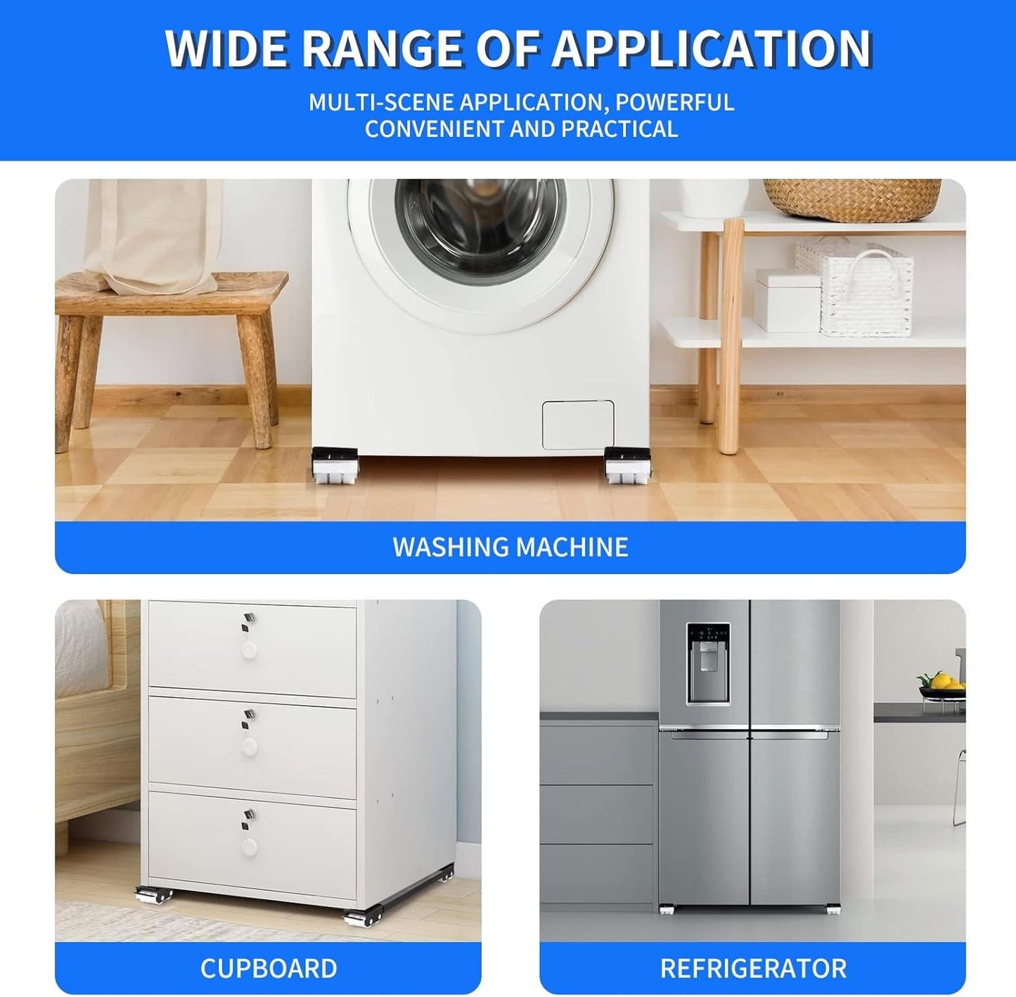 EasyMover™ Heavy Duty Appliance Rollers for Effortless Kitchen Appliance Moving - 2