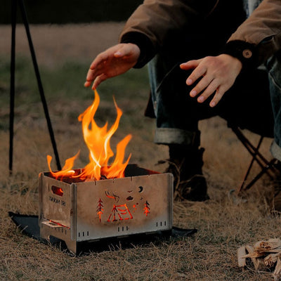ISE MOUNT™ Foldable Camping Firewood Stove