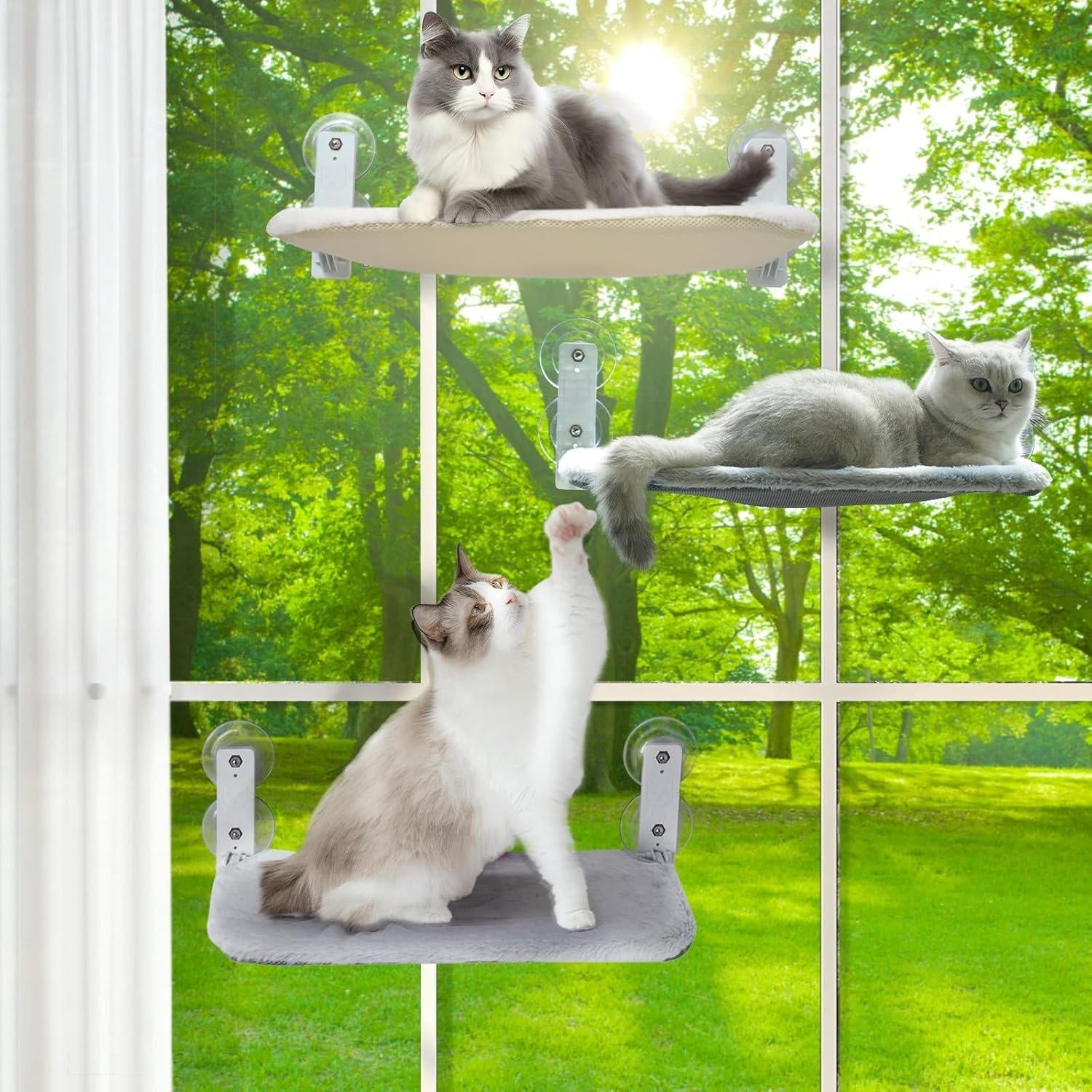 PurrfectView™ Cat Window Perch - Cozy Cat Hammock for Ultimate Outdoor Viewing 3