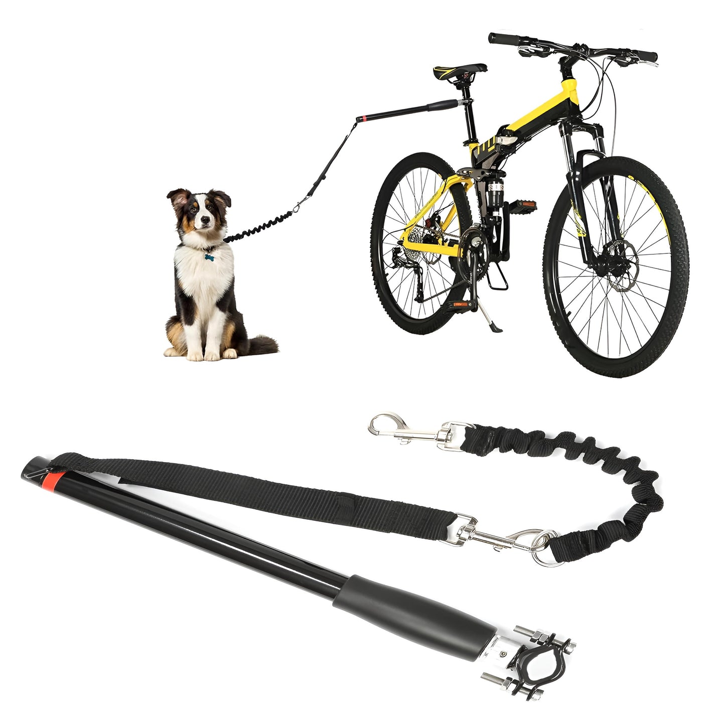 PawRide™ Bike Dog Tow Leash - Enjoy Safe Biking Adventures with Your Dog - 1