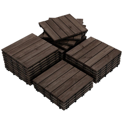 EcoDeck™ Interlocking Outdoor Patio Tiles – Stylish Deck Flooring for Any Space