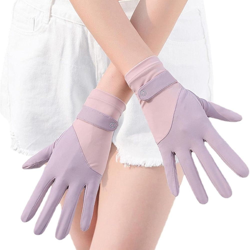 SunGuard™ Women's Breathable UV Protection Driving Gloves for Stylish Outdoor Comfort