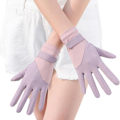 SunGuard™ Women's Breathable UV Protection Driving Gloves for Stylish Outdoor Comfort
