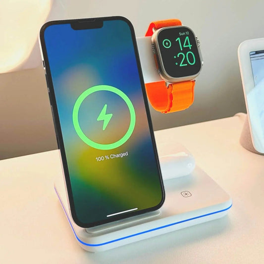 Apple Charger Dock™ - Best 3 in 1 Charging Station for iPhone, Watch, and AirPods 2