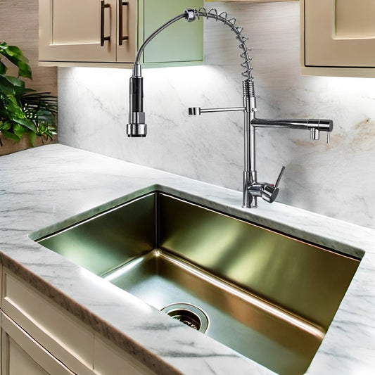AquaFlex™ Kitchen Faucet With Sprayer – Modern Pull-Out Design for Effortless Use 0