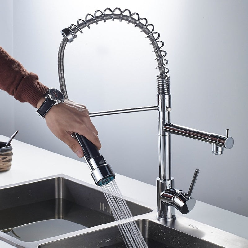 AquaFlex™ Kitchen Faucet With Sprayer – Modern Pull-Out Design for Effortless Use 3