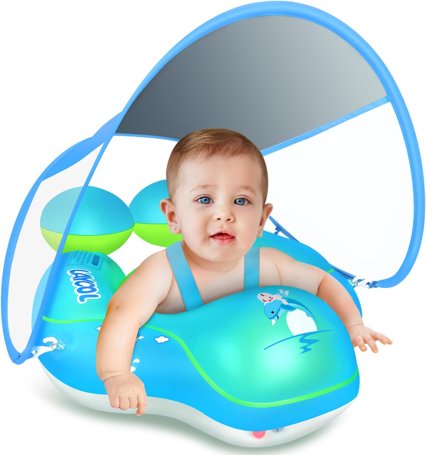 AquaJoy™ Baby Swim Float Canopy - Safe & Fun Water Experience for Infants 0