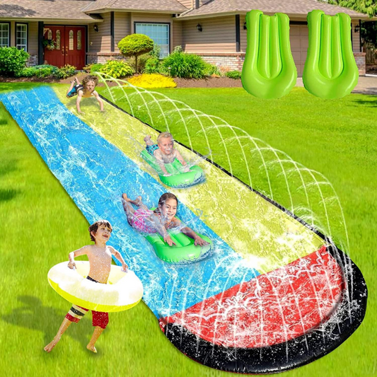 AquaSplash™ Inflatable Slip and Slide for Kids - Best Summer Water Fun! 0