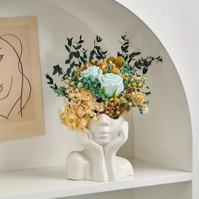ArtVase™ White Ceramic Vase for Elegant Home Decor and Stylish Storage 0