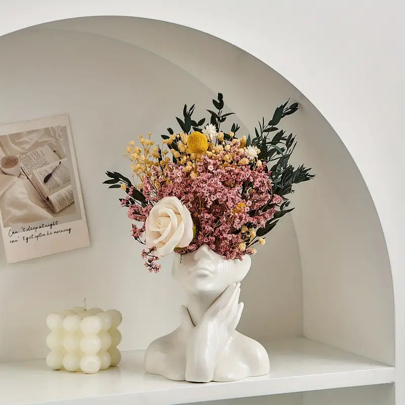 ArtVase™ White Ceramic Vase for Elegant Home Decor and Stylish Storage 5