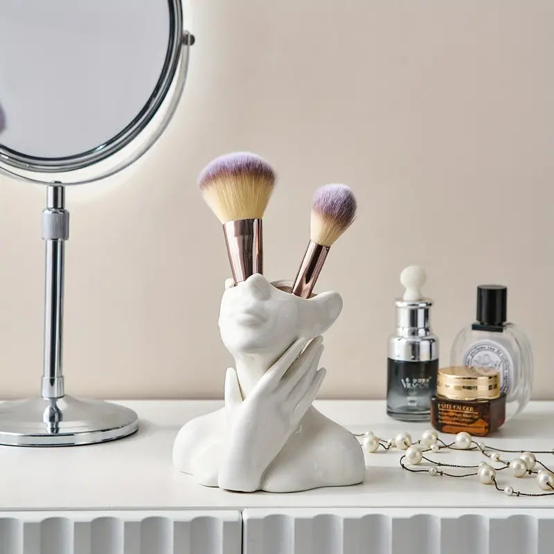 ArtVase™ White Ceramic Vase for Elegant Home Decor and Stylish Storage 7