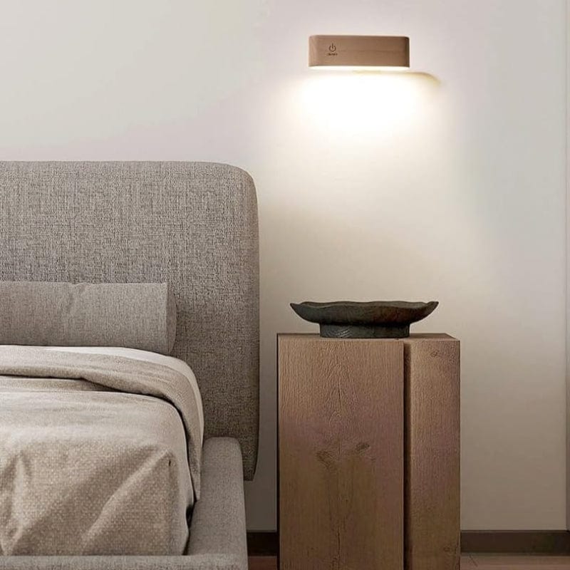 AuraGlow™ Wall Sconce Lighting - Elegant Beech Wood Design for Versatile Ambiance 2