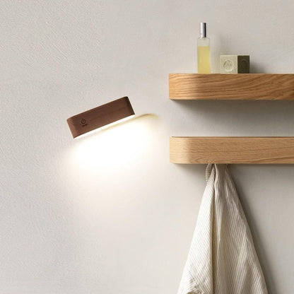 AuraGlow™ Wall Sconce Lighting - Elegant Beech Wood Design for Versatile Ambiance 4