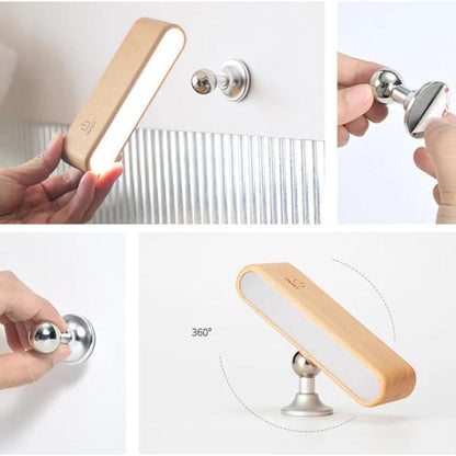 AuraGlow™ Wall Sconce Lighting - Elegant Beech Wood Design for Versatile Ambiance 6