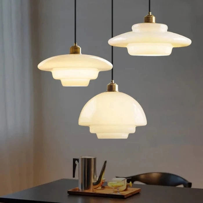 AuraLuxe™ Glass Pendant Lighting - Scandinavian Style for Kitchen & Living Spaces 7