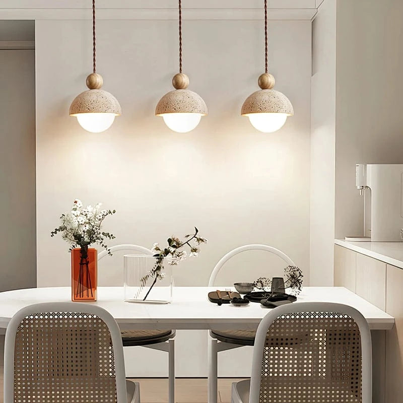 AuraLuxe™ Glass Pendant Lighting for Kitchen Island - Modern Elegance & Warm Ambiance 6