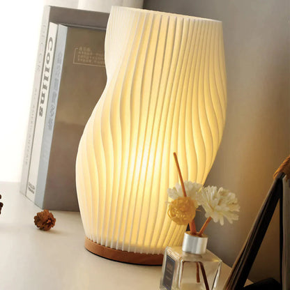 AuraWave™ Dimmable Table Lamp - Stylish USB Desk Lamp for Bedroom & Nightstand 4
