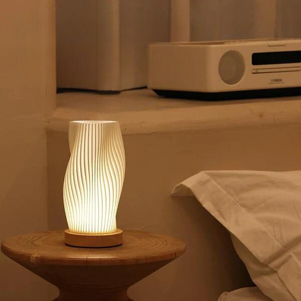 AuraWave™ Dimmable Table Lamp - Stylish USB Desk Lamp for Bedroom & Nightstand 6