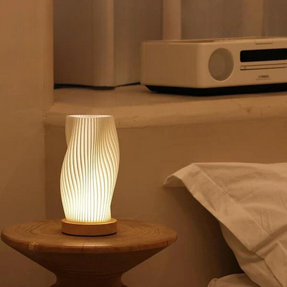 AuraWave™ Dimmable Table Lamp - Stylish USB Desk Lamp for Bedroom & Nightstand 6