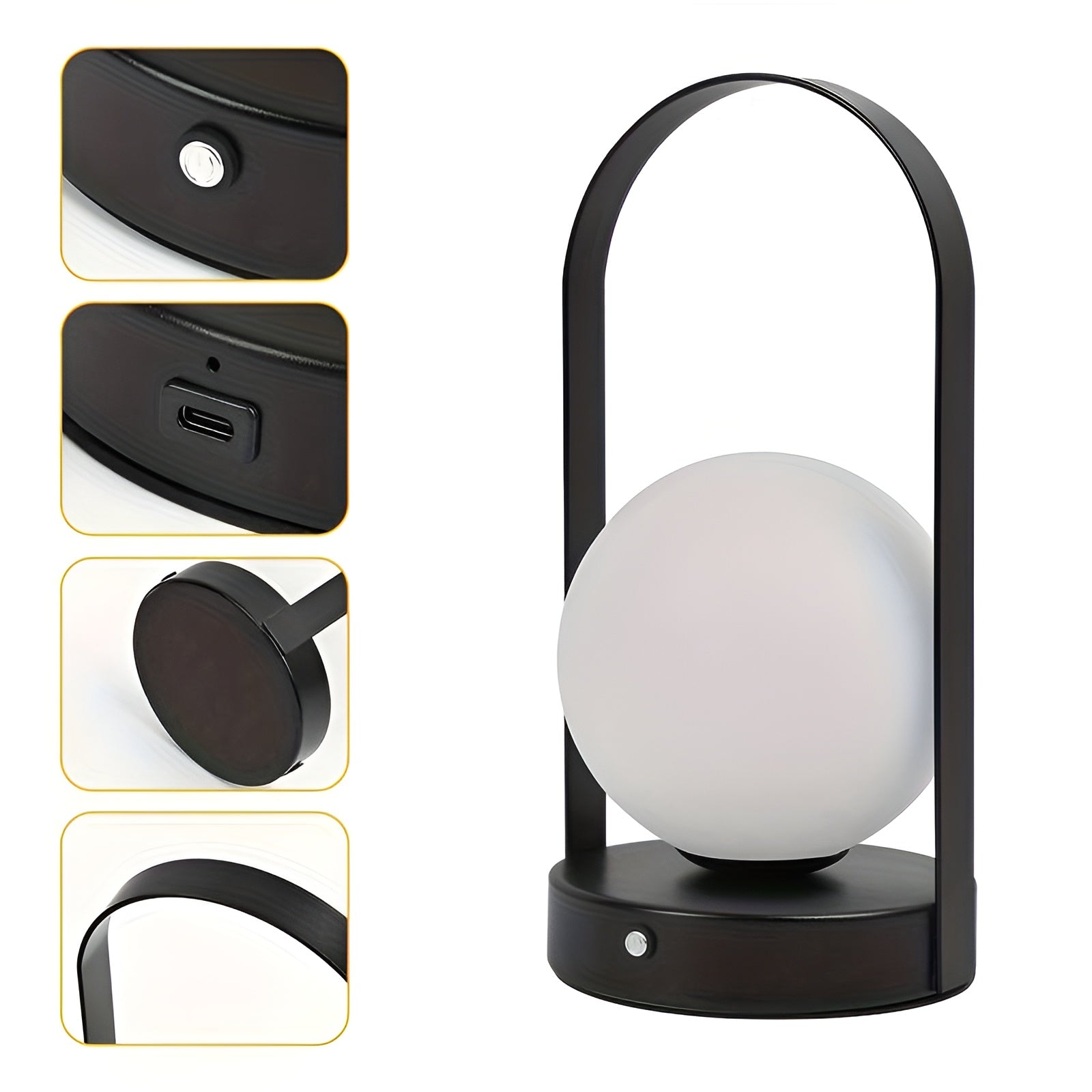 BeamBall™ Cordless Table Lamp – Stylish Battery Operated Lighting for Any Space 7