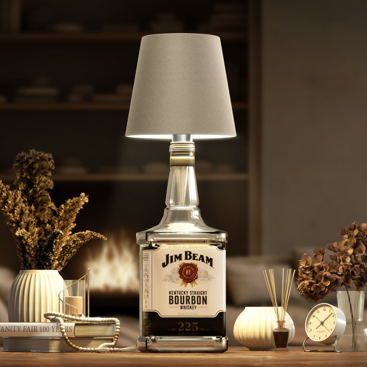 BottleBeam™ LED Table Lamp - Eco-Friendly Bottle Decor for Unique Home Lighting 1
