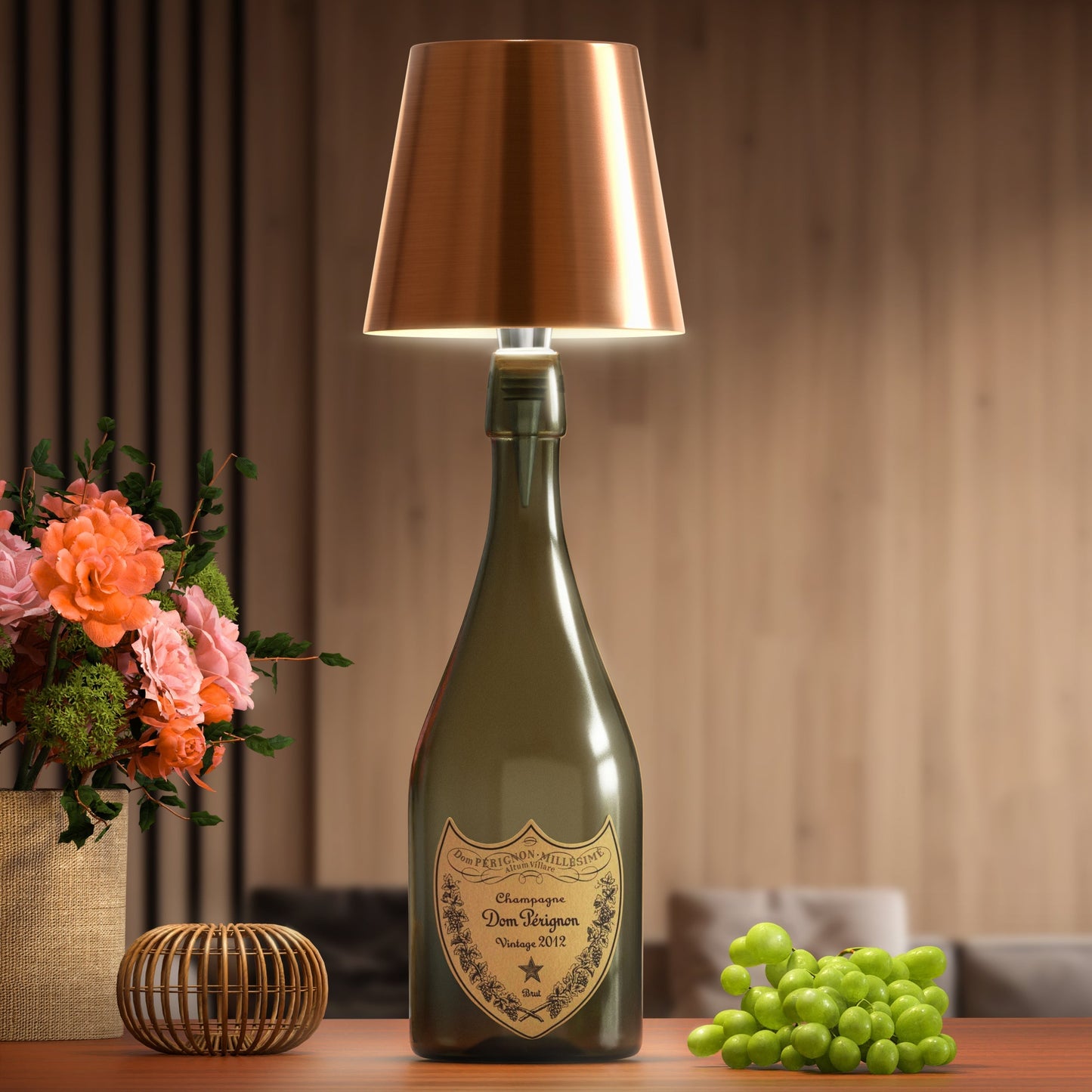 BottleBeam™ LED Table Lamp - Eco-Friendly Bottle Decor for Unique Home Lighting 3