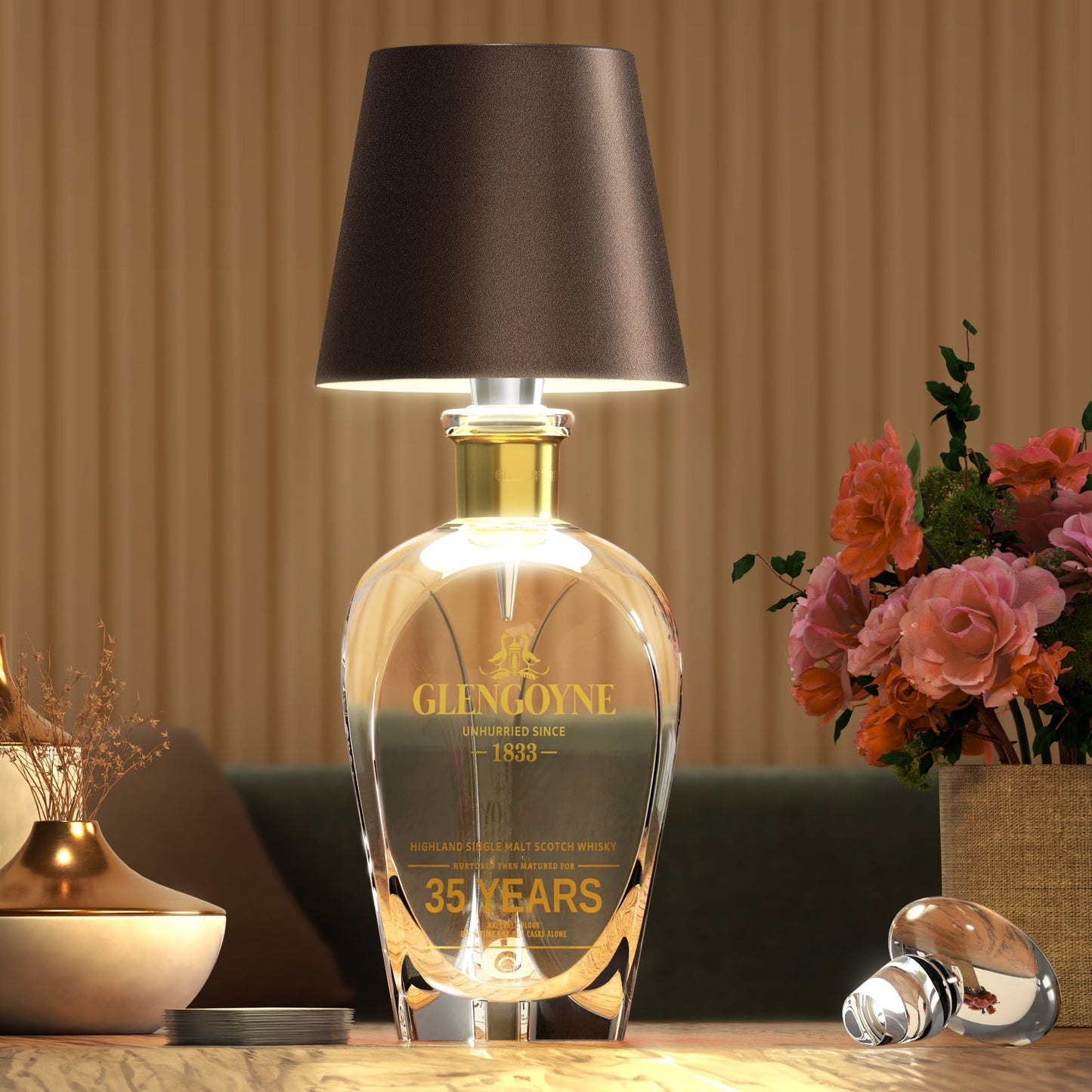 BottleBeam™ LED Table Lamp - Eco-Friendly Bottle Decor for Unique Home Lighting 5