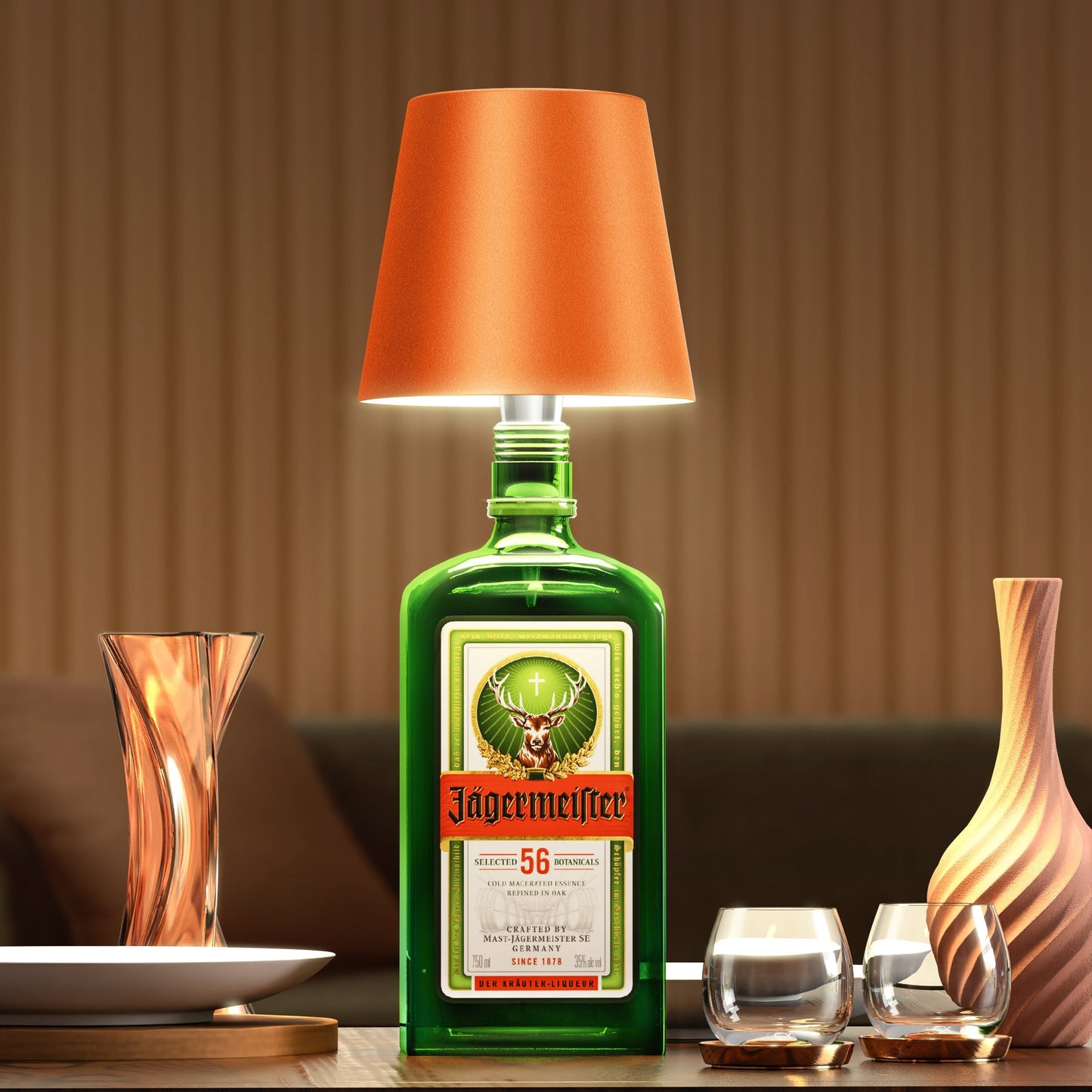 BottleBeam™ LED Table Lamp - Eco-Friendly Bottle Decor for Unique Home Lighting 6