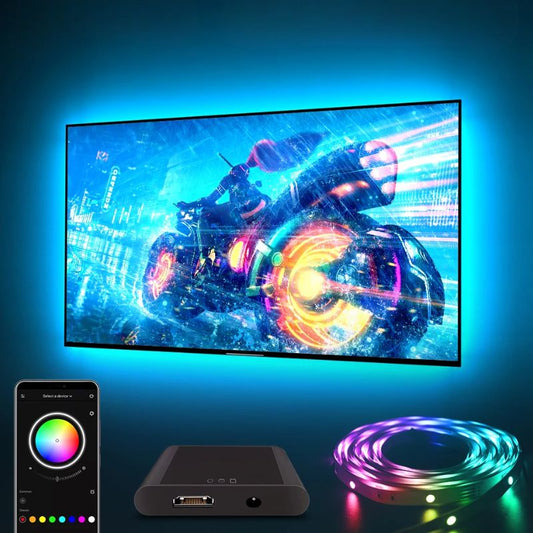 BrightSync™ Smart LED Strip Lights for TV - Perfect for Gamers and Movie Lovers 0