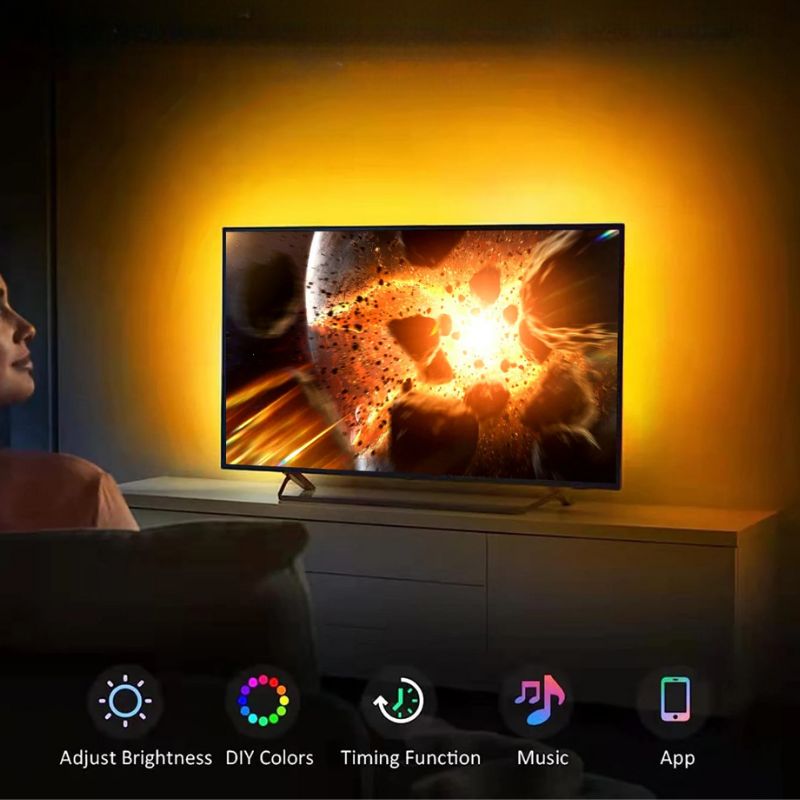BrightSync™ Smart LED Strip Lights for TV - Perfect for Gamers and Movie Lovers 2